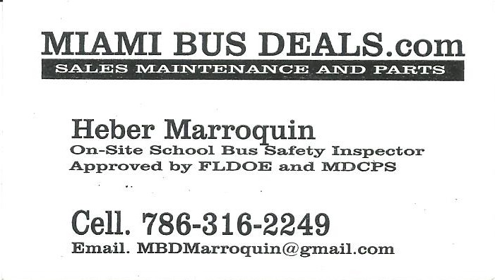 You are currently viewing Miami Bus Deals – Sales Maintenance and Parts