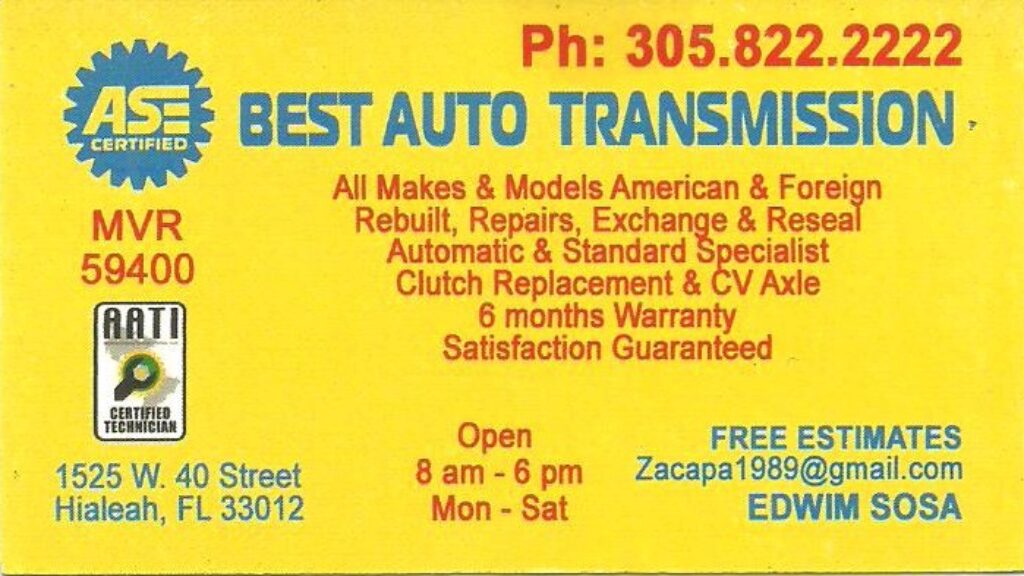 Best Auto Transmission