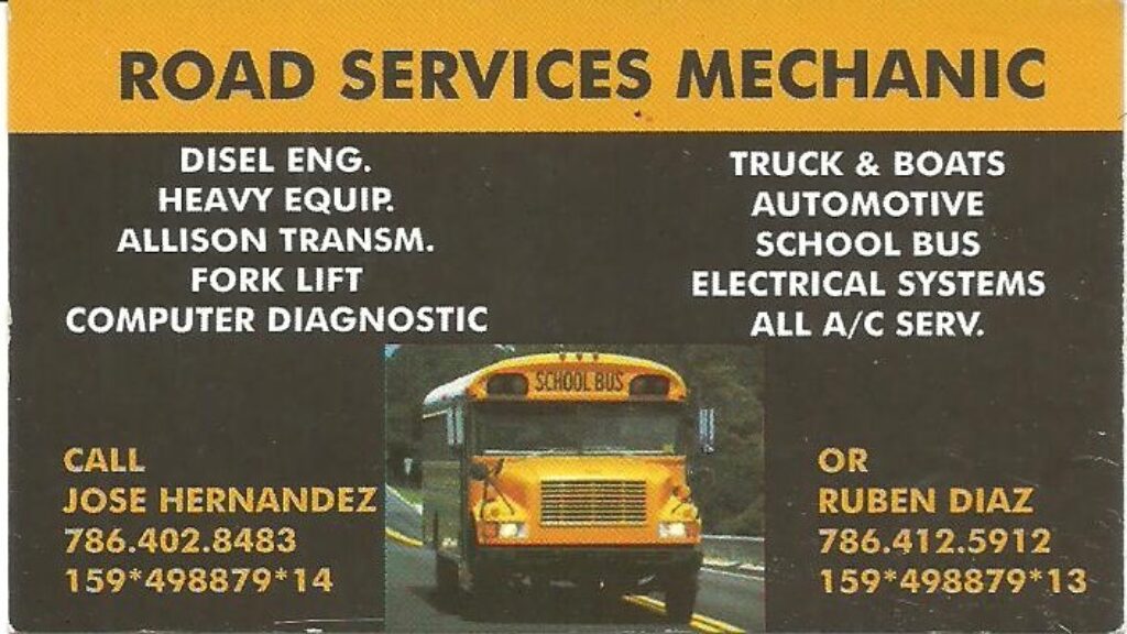 Road Services Mechanic