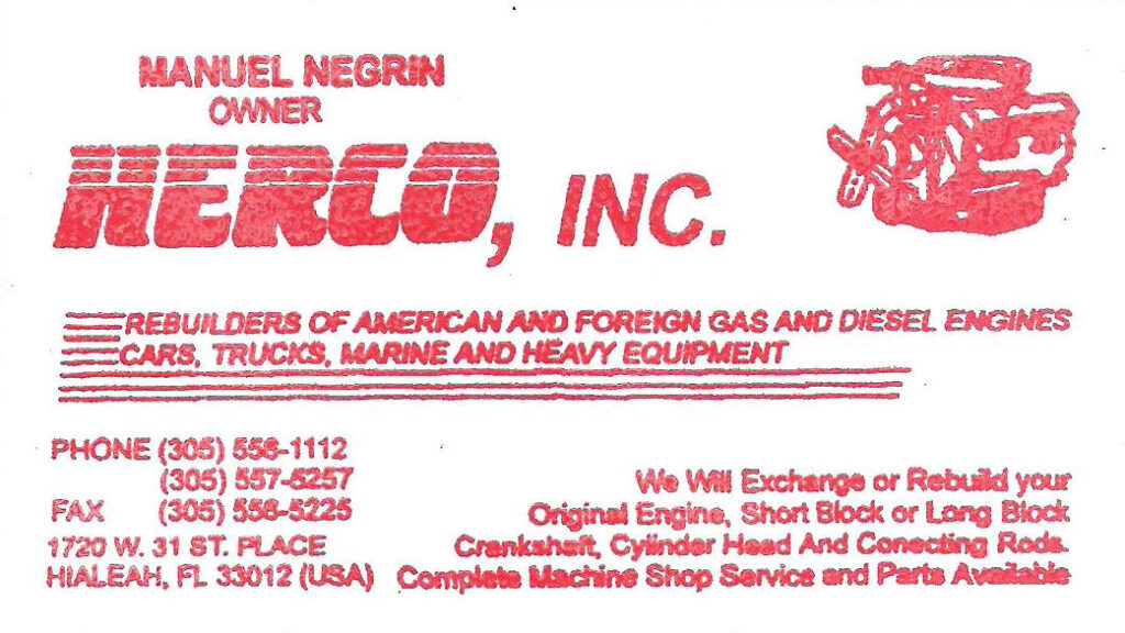 Herco Inc – Overhauling