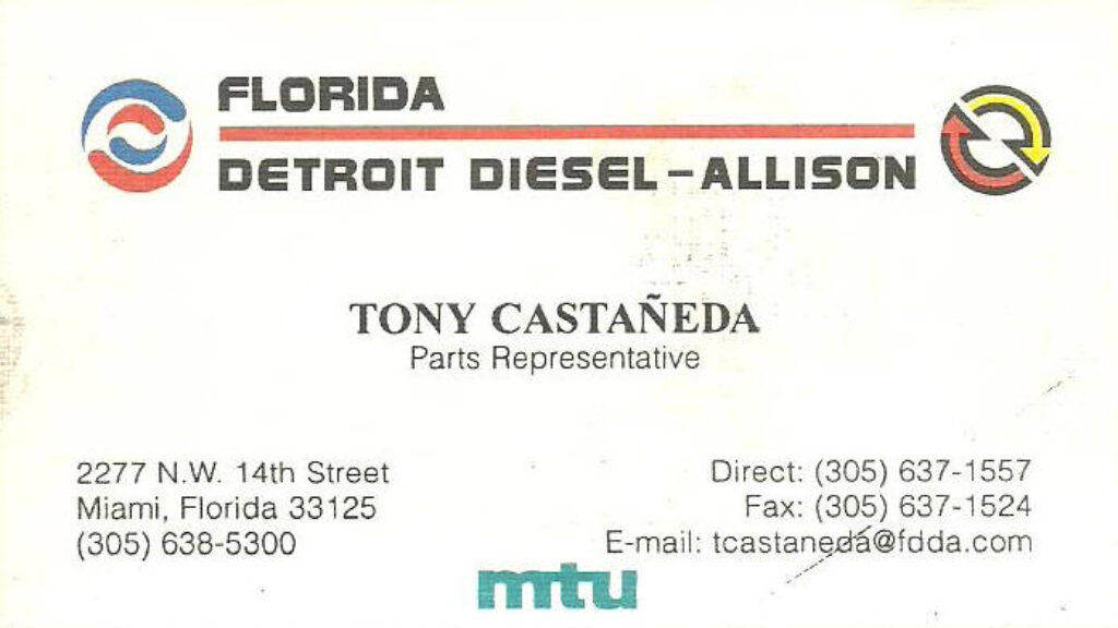 Florida Detroit Diesel Allison