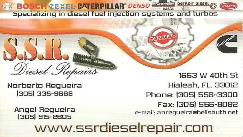 S.S.R. Diesel Repairs
